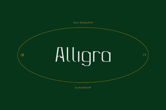Alligra: A Modern Geometric Display Font for Digital Design