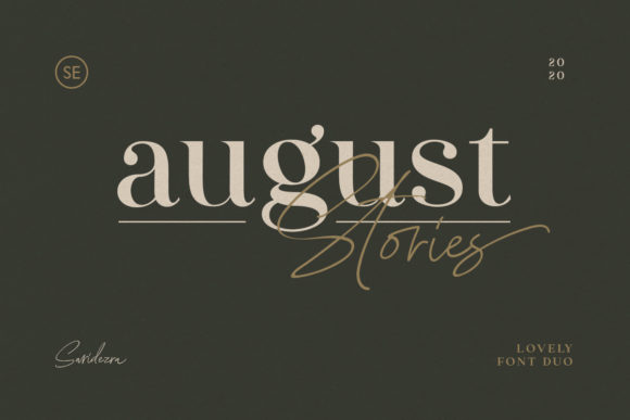 August Stories: A Serif Font That Elevates Digital Branding