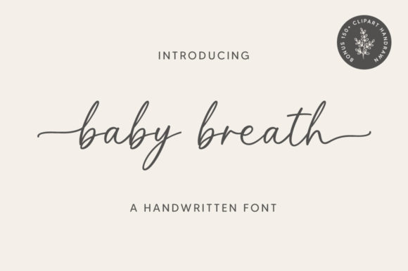 Baby Breath: A Graceful Script Font for Digital Branding