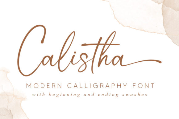 Calistha: A Refined Script Font for Modern Web Branding