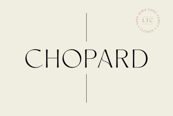 Chopard: A Modern Sans Serif Font That Elevates Your Brand