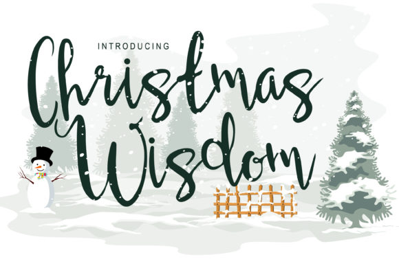 Christmas Wisdom: A Script Font That Speaks Before You Do
