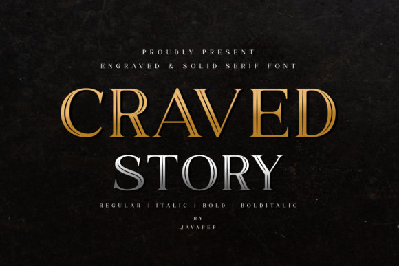 Craved Story: The Serif Font That Elevates Your Brand