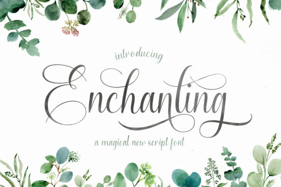 Enchanting Script: A Handwritten Font That Earns Its Place in Real Campaigns