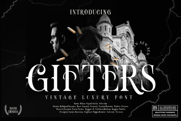 Gifters: A Bold Blackletter for Editorial Expression