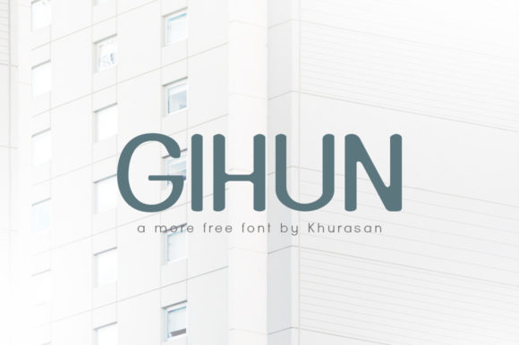 Gihun: A Clean, Modern Sans Serif Font for Makers