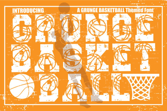 Grunge Basketball Font: Bold Display Type for Digital Branding