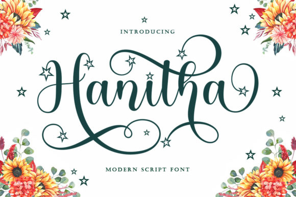 Hanitha: A Delicate Script Typeface for Thoughtful Editorial Design