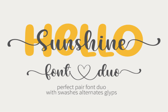 Hello Sunshine Font: A Warm, Consistent Voice for Your Brand