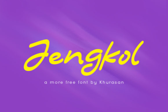 Jengkol: A Relaxed Handwritten Font for Modern Web Projects