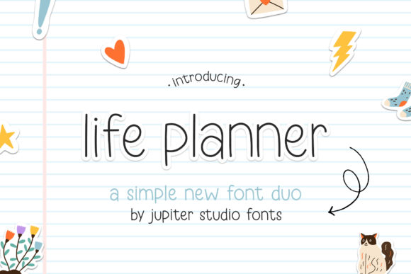 Life Planner Duo: A Clean Sans Serif Font for Campaign Clarity