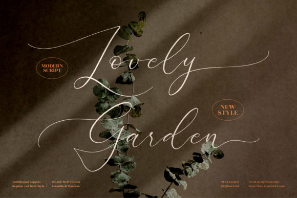 Lovely Garden: A Romantic Script Font for Handmade Charm