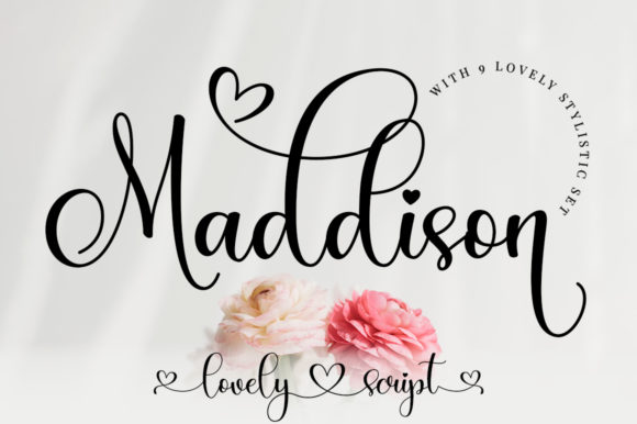 Maddison: A Script Font That Breathes Life Into Your Creations