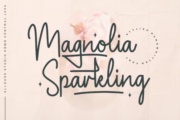 Magnolia Sparkling: A Script Font for Sophisticated Digital Design