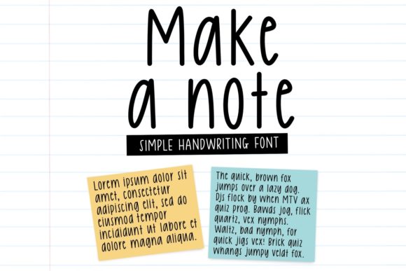 Make a Note: A Handwritten Font That Builds Trust