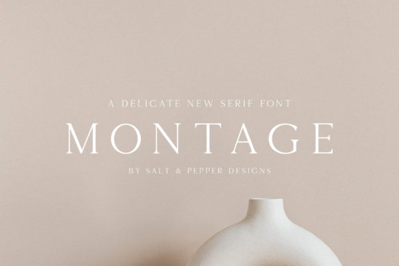 Montage: A Serif Font That Breathes Quiet Confidence