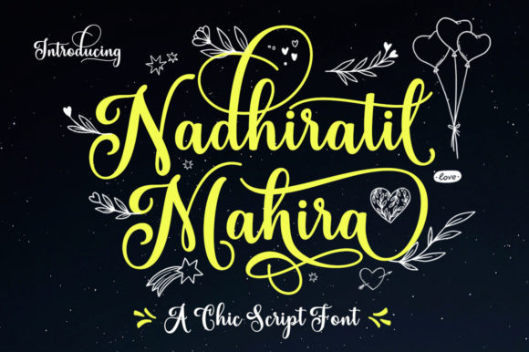 Nadhiratil Mahira: The Script Font That Makes Your Campaigns Feel Intentional