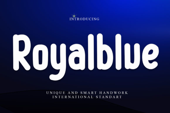 Royalblue: A Bold Handwritten Font for Campaign Headlines