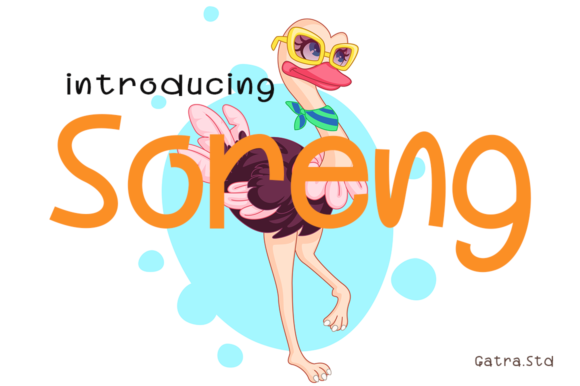 Soreng: A Display Font That Earns Its Space