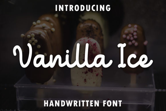 Vanilla Ice Font: A Sweet, Romantic Script for Small Business Branding