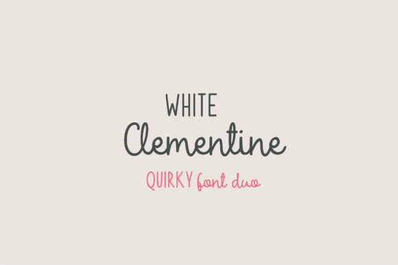 White Clementine: A Playful Script Font for Campaign Creativity